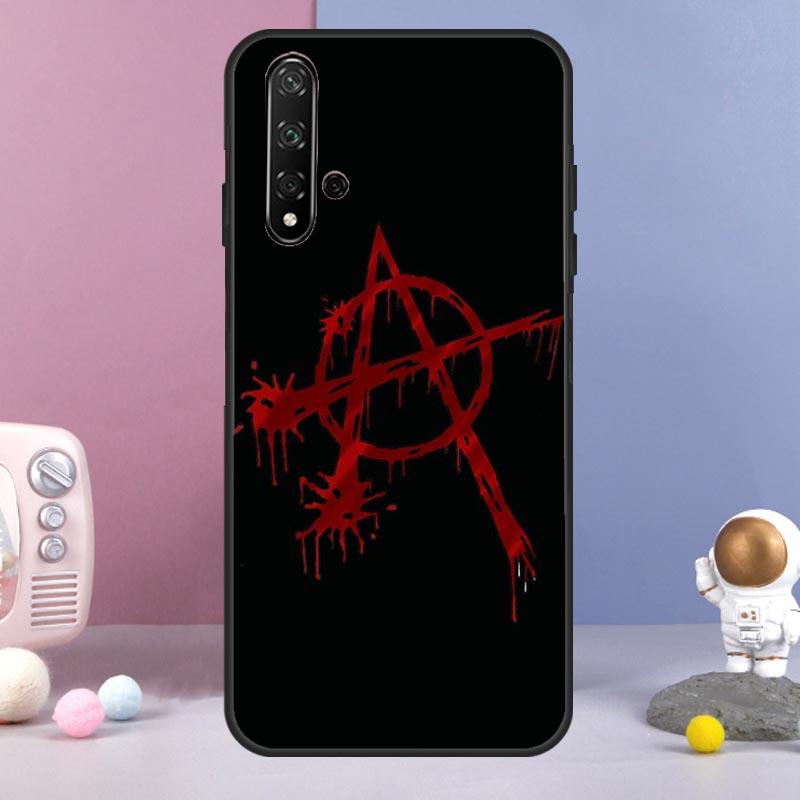 

Anarchy Symbol A For Huawei Nova Y70 Y90 Y60 Y72 Y73 Y61 Y91 7i 8i 11i 12i 12s 9 10 SE P20 P30 P40 Lite Case Huawei Nova 12s