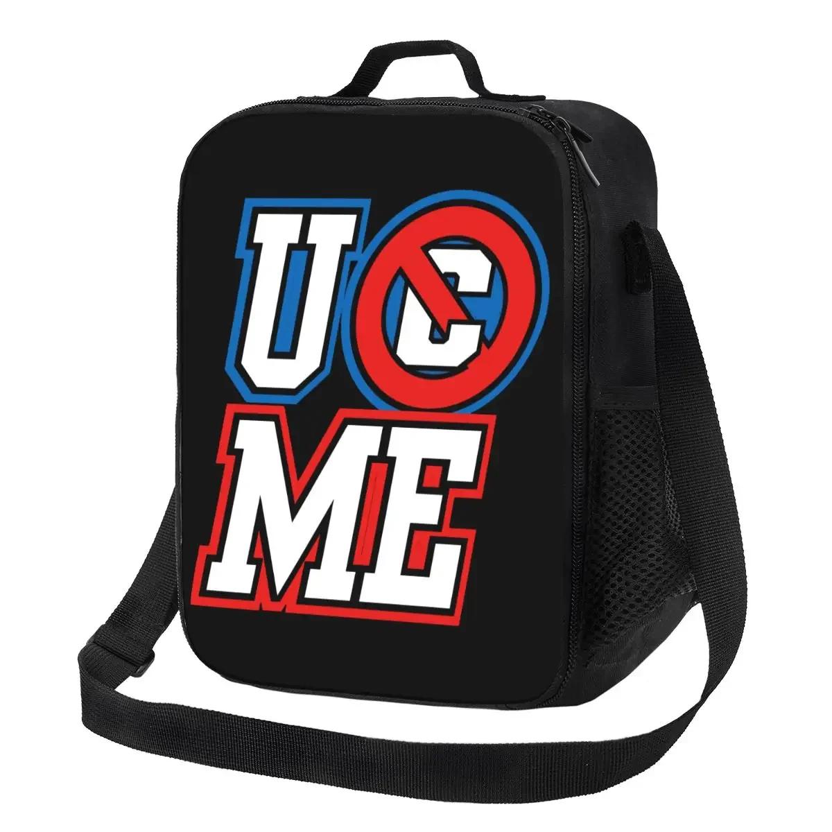 

Johns Portable Lunch Boxes Women Leakproof Cena U Cant See Me Cooler Thermal Food Insulated Lunch Bag Office Work 26.5x20x11.5CM рожевий