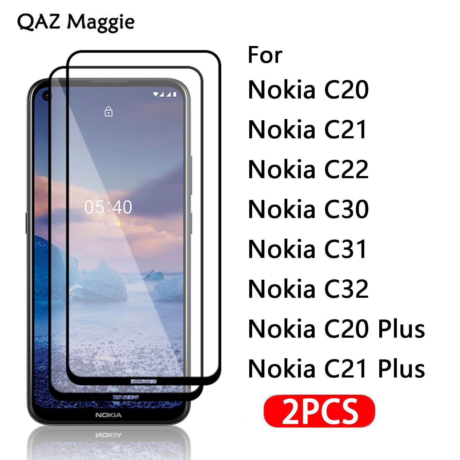 

Для Nokia C12 C20 C21 C22 C30 C31 C32 стекло полное покрытие Защитная пленка для экрана закаленное стекло для Nokia C110 C200 C210 C300 Plus пленка