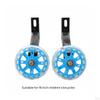 2 Pieces Children's Bike Auxiliary Wheels NonSlip Kids Training Heavy Duty for Beginners
