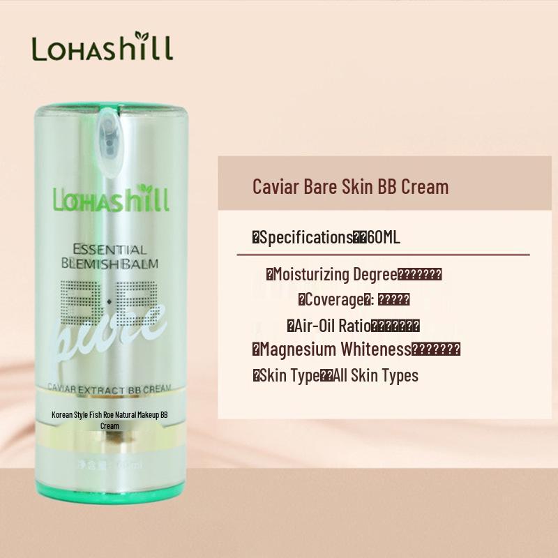 Koreanische lang anhaltende feuchtigkeitsspendende BB-Creme: Wischfest, Kein Abfärben, Dünnes Make-up, Kein Verklumpen