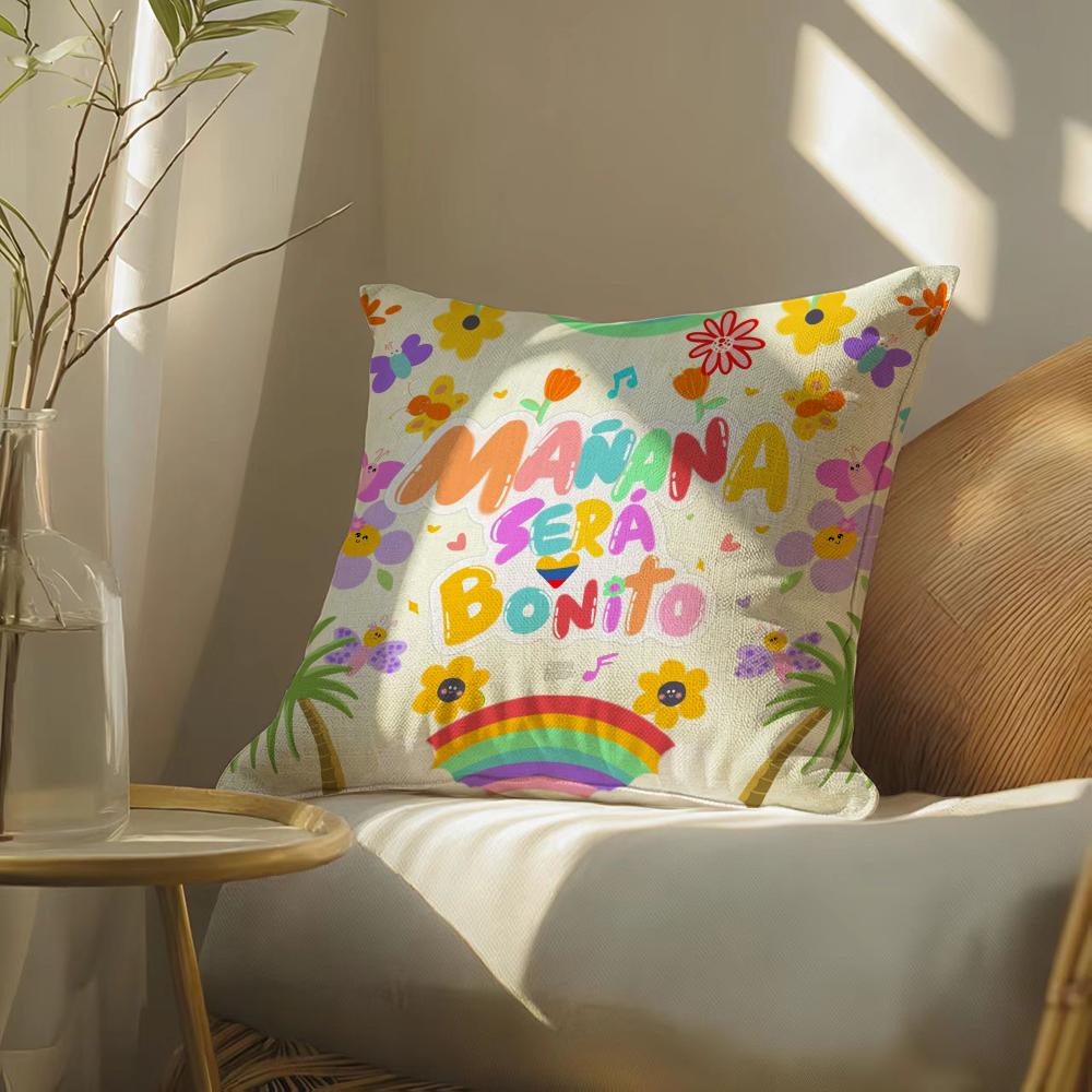 ·Gmananaserabonitocosmeticcasek-Karolg Pillow Case Pillowcase, Double-Sided Printed, Sofa Cushion, Bedroom Headboard