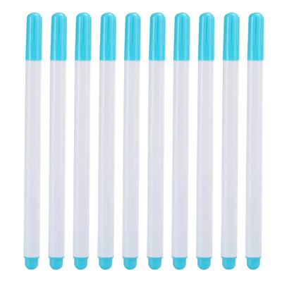 10 pezzi Penna Cancellabile Idrosolubile Pennarelli per Tessuto Accessori Strumento per Sartoria Blu