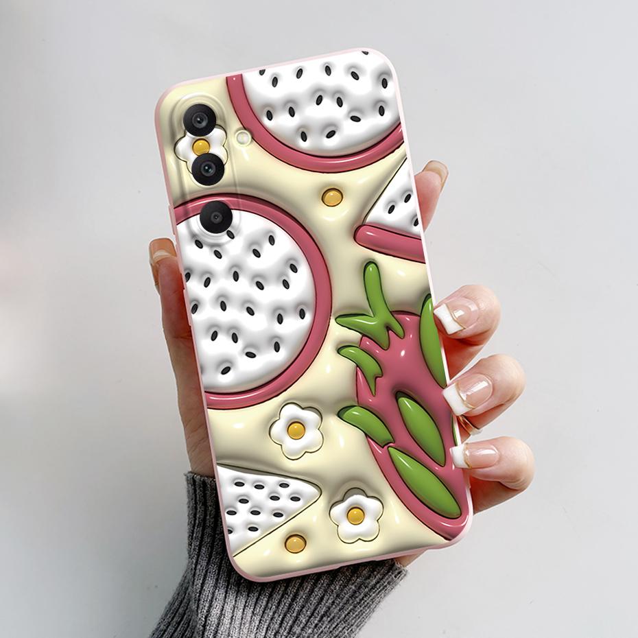 For Samsung A25 5G Case SM-A256B Stylish Painted Soft Silicone Shockproof Cover For Samsung Galaxy A15 A25 A35 A55 5G 2023 Capa