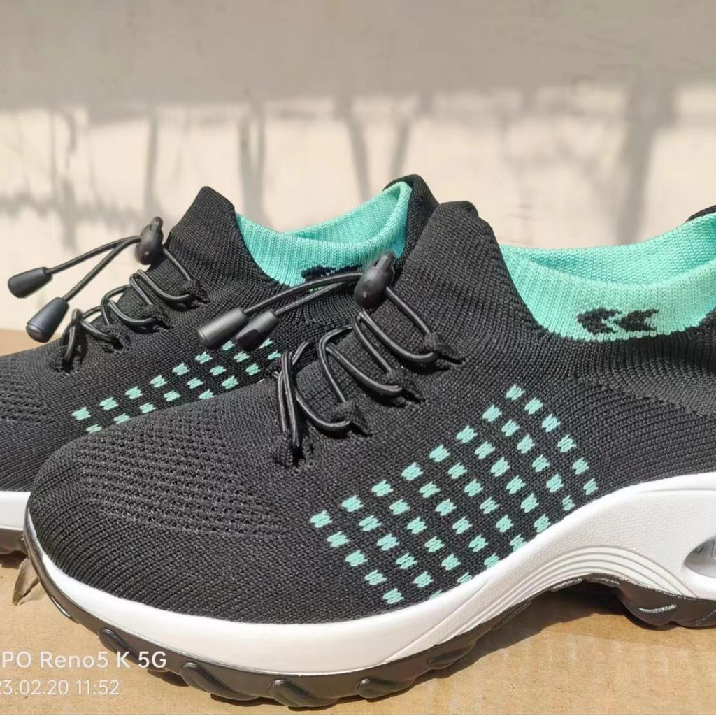 Spring cross-border women's shoes fashion versatile sports shoes casual shoes large size air cushion one pedal single shoes