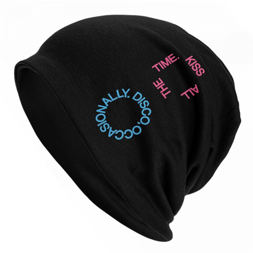 Kiss All The Time  New Album Caps Harrys Music Styles Unisex Women Skullies Beanies Hats Summer Warm Multifunction Bonnet Hat