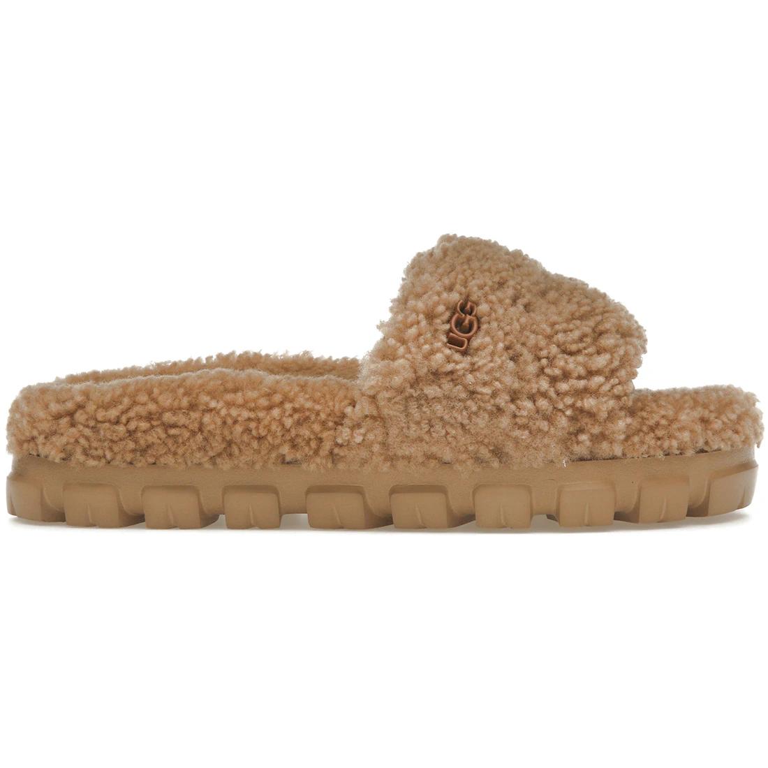 

Кеды UGG Cozetta Curly Slide Каштановые (Женский)(1130838-CHE) 36
