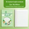Primary School English Workbook for Ages 3-6 - Thick 16k Pages, Cartoon Cover