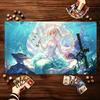 Underwater Beauty Art Large Extended Gaming Playmat Non Slip Rubber Smooth Desk Mat For Card Game Tabletop Gaming Pc Laptop