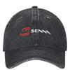 Ayrton Senna Logo Denim Baseball Cap Hiking Fishing Hip Hop Hats Summer Unisex Unisex Trendy Sunshade Snapback Cap
