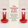 10 Sets High Quality Plastic Automatic Poultry Drinker Durable Chicken Water Feeder  Bird