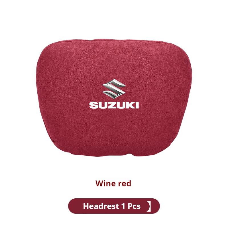 Car Headrest Lumbar Rest Cushion Neck Support Neck Pillow For Suzuki S-Cross Swift SX4 Vitara Jimny Grand-Vitara Alto Ciaz Lgnis 1RF6A