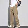 Summer Thin Men's Soft Lyocell Casual Pants Breathable Fashion Solid Color Simple Male Trousers Clothing Spring Autumn