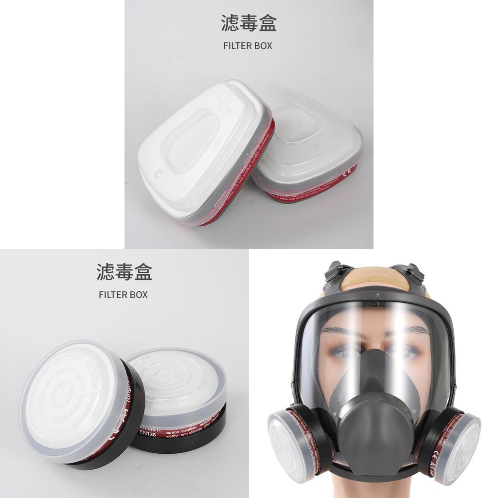 Respirator Mask With Liquid Silicone Filter System For Chemical Fire Rescue And Biochemical Protection