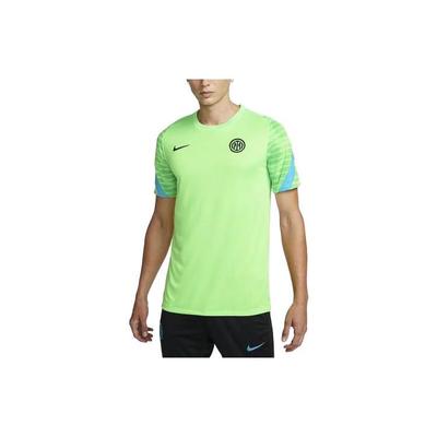Inter Milan Football Training Short Sleeve T-Shirt With Brand Logo Print Men Tops Green DB6915-302