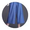 Women's Summer Tencel Denim Wide-Leg Pants - Ice Silk, Nine-Point, Plus Size