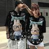 Women's Fashion Casual Summer Spring Solid Color Print Short Sleeve O-Neck Blouses & Shirts
