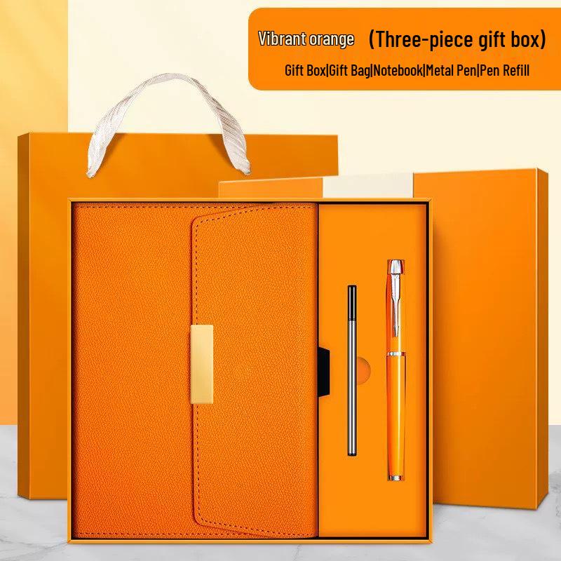 Customizable A5 Notebook Gift Set with Logo Printing - Corporate Business Souvenir