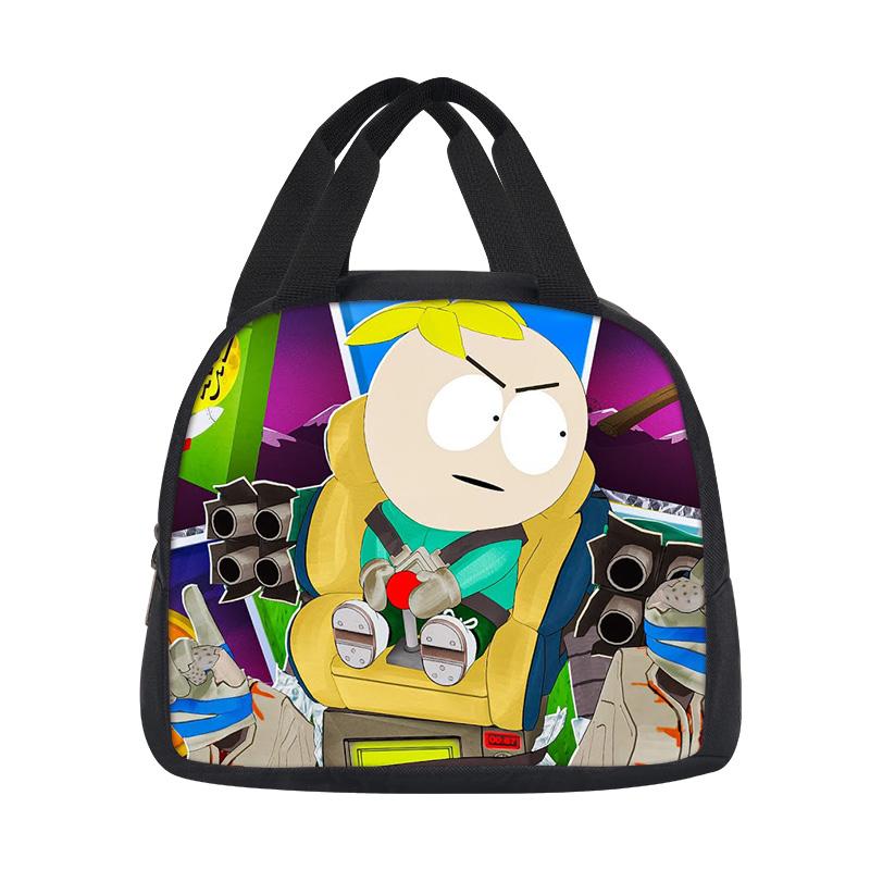 South Park Lunch Bag Versatile Cartoon Large Capacity New Item, Best Gift for Boys and Girls On School Birthdays