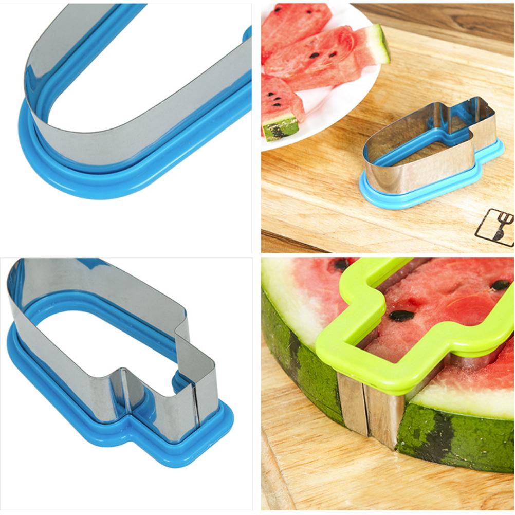 Popsicle Shaped Watermelon Slicing Tool Mold Stainless Steel Watermelon Cutter Fruit Slicing Tool