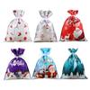 Drawstring Christmas Gift Bags, New Foil Gift Bags, Decorative Gift For Holiday Celebrations, Portable Multicolor Gift Pouches For Kids