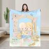 Precious Moments   Blanket  Picnic Flannel Bedding Throws For Couch Chair Sofa Bed Soft Warm Custom DIY Quality Bedspread Gift