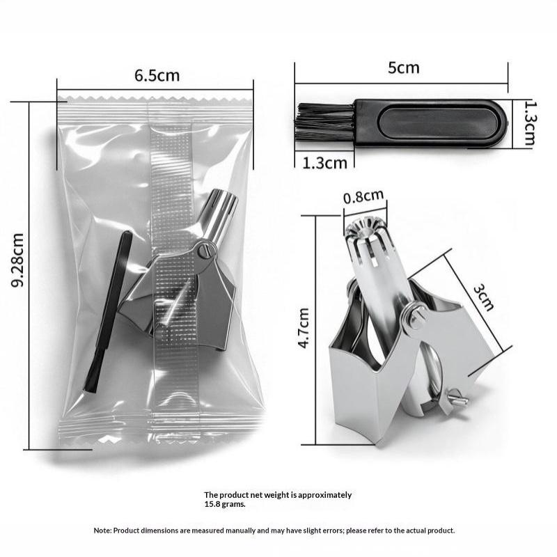 Stainless Steel Washable Portable Manual Nose Hair Trimmer For Men & Women Waterproof Ear Hair Trimmer