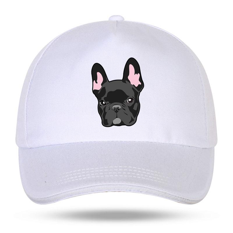 Women Unisex Hat Curved Sun Visor Hat Cotton French Bulldog Dog Funny Baseball Cap Outdoor Sun Hat Adjustable Sports Caps