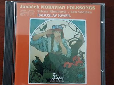 CD JANACEK, KLOUBOVA, VODICKA; KVAPIL - Janacek;Moravian Folk Songs DKP9154 Unicorn-Kanchan 1994 Non Japan Classical Used