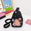School Bag Kapibara Breast Bag for Boys and Girls Casual Versatile Accessories Change Bag Travel Shoulder Messenger Bag
