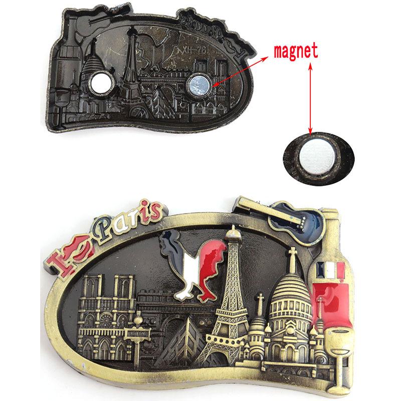 Magnete da Frigorifero & Apribottiglie 3D Retrò in Lega - Souvenir Unico di Viaggio nel Mondo Decorazione per Cucina