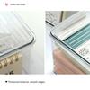 Transparent Acrylic Desktop Organiser Box Flips Lid for Quick Access and Organized Items for Desk Organization