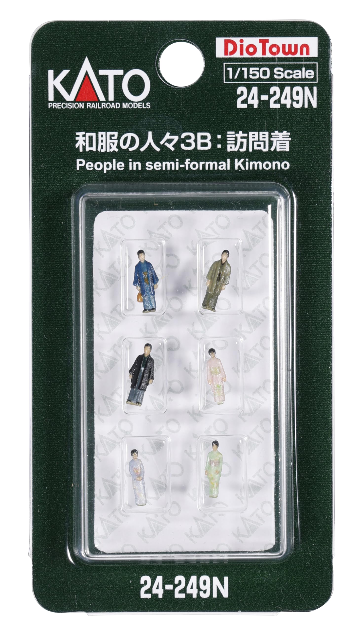 

KATO N Gauge Kimono People Homongi Diorama Supplies 3B (Visiting Kimono) 24-249N