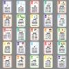 50 Early Education Rumor Graffiti Stickers Cartoon Creative Children Children's Rhyme Decoration Mobile Phone Case Guka Stickers