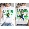 2026 Hot Sale Anime Super Mario Yoshi T-shirt Mario Bowser Peach T-shirt Men Women Fashion Hip Hop Punk T-shirt Breathable and Comfortable Clothes