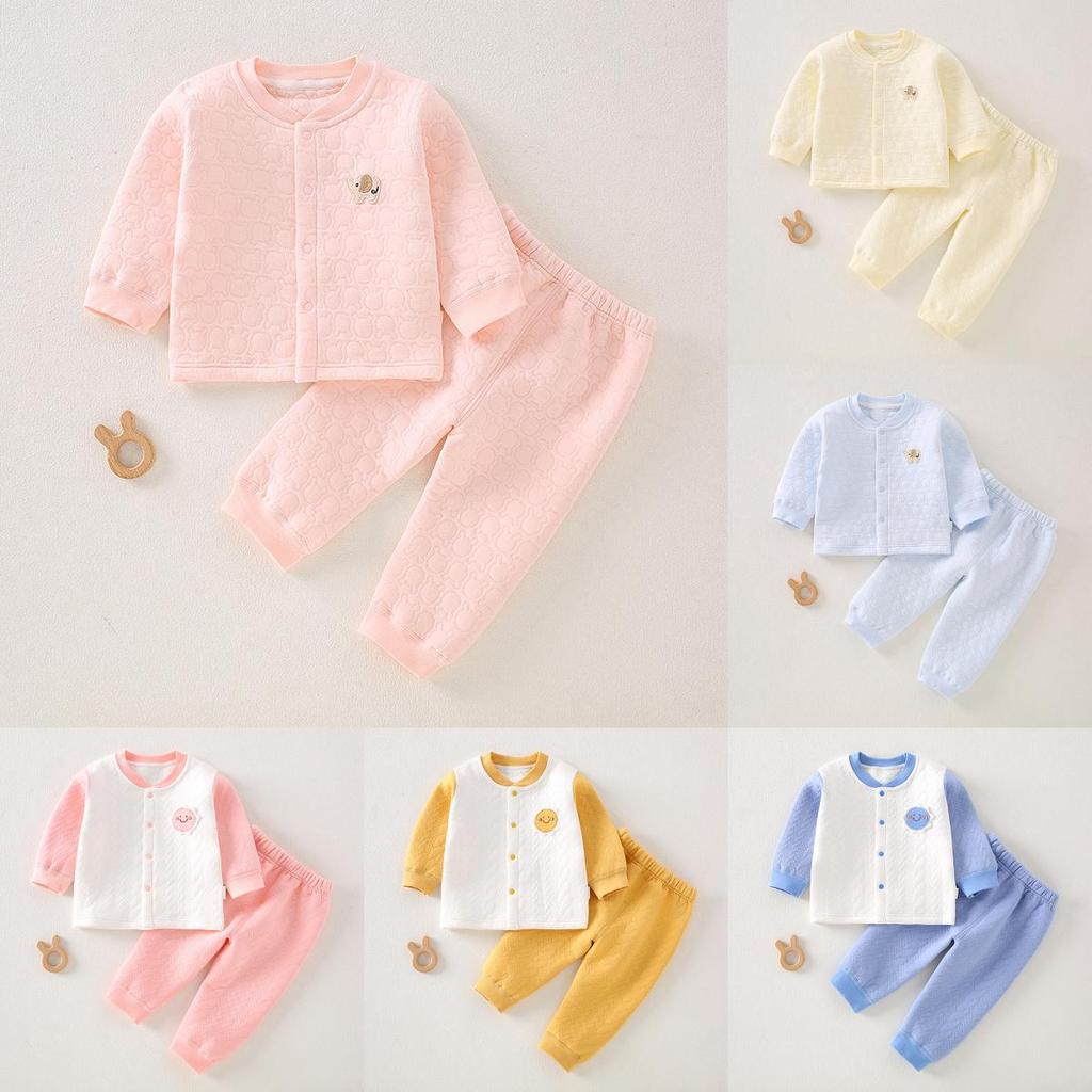 Baby Cotton Winter Warmth Set With Threelayer Insulation For Toddler