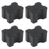 4 Pieces Car Coil Spring Spacers Coil Spring Booster Kit Black Heavy Duty Spiral Spring Cushion Rubber Coil Spring Spacers