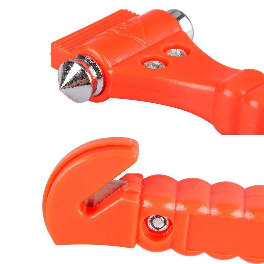 Emergency Escape Hammer + Car Escape Seat Belt Cutter, Escape Tool for Breaking Glass,