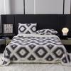 New Thickened Warmth Autumn Winter Blanket Keep Warm Comfortable Jacquard Sofa Blankets Soft Skin Friendly Flannel Nap Blanket