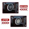 For BMW F10 F11 F07 Blue Crystal Start Stop Engine Switch Button Replace Cover