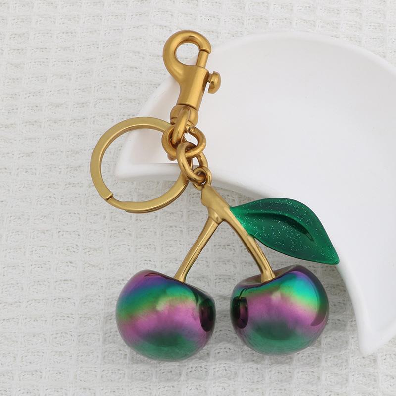 

Милый брелок-подвеска в виде вишни для женщин и девочек, роскошный кулон в виде вишни, изысканный рюкзак, украшения, аксессуары, подарки