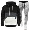 Mens Hoodie Tracksuit 2 Piece Set Casual Sportswear Long Sleeve Sweatshirt Pants Teens