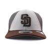 Cap 9SEVENTY Stretch Snapback San Diego Padres MLB BATTING PRACTICE MESH STRETCH SNAPBACK CAP GRAPHITE SAN DIEGO PADRES [New Era] [Used]