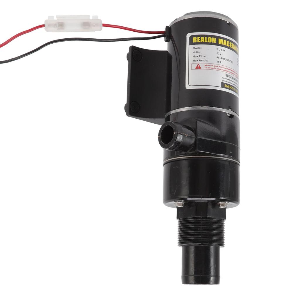 Waste Water Pump Prevent Clog Multi Protection Efficient Macerator Pump for Toilet RV Yacht Kitchen
