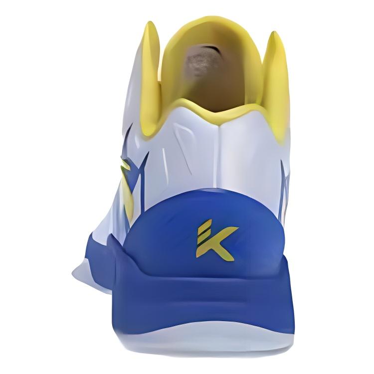Anta Thompson KT Basketball Series Comfortable Fashion Slip Resistant Durable High Top Basketball Shoes Men Sneakers White Blue Yellow 11611109-1