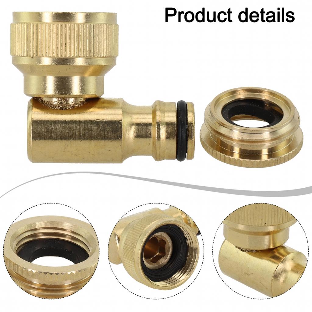 Brass Hose Connection Garden Quick Coupling Adapter Easy To Use