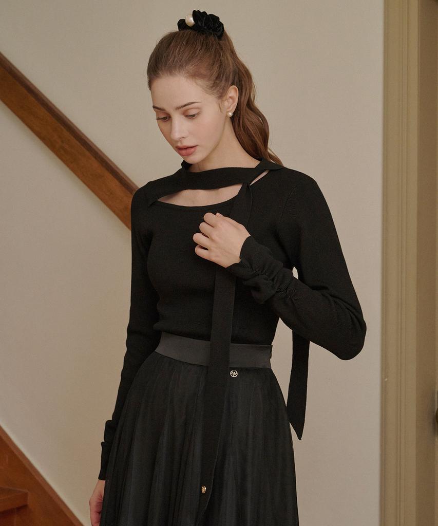 MICANE Romantic Tie Point Knit