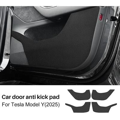 For Tesla Model Y Juniper 2025 Car Door Anti-Kick Protective Pad Protector Mats Cover Sticker Auto Interior Accessories
