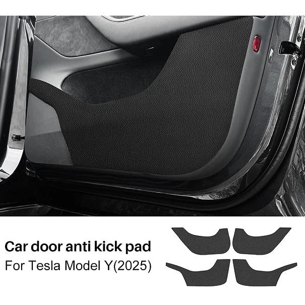 For Tesla Model Y Juniper 2025 Car Door Anti-Kick Protective Pad Protector Mats Cover Sticker Auto Interior Accessories