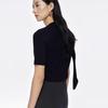 Women's Fashion Bow-Tie Knit Top